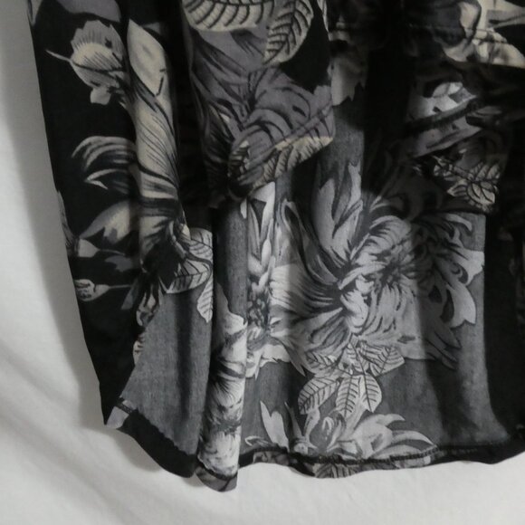 CANDY COUTURE | medium | Black and Grey Spaghetti Strap High Low Dress - Picture 9 of 16